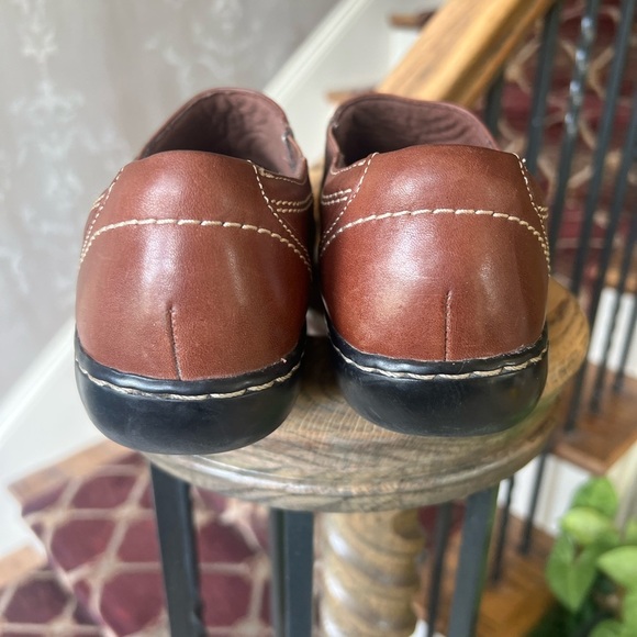 Clark’s Bendable leather loafer Brown very good condition size 9 ladies - Picture 6 of 12